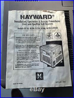 Hayward Pool Heater H350 350,000 BTU Natural Gas for parts