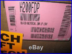 Hayward Universal H-Series, Low NOx, 200K BTU Propane Spa Heater H200FDP