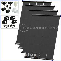 Heliocol Solar Pool Heating System DIY Kit (4) 4' x 10.5' Panels 168 Sq Ft