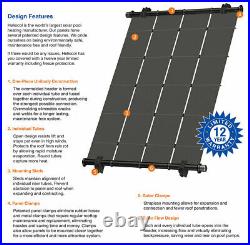 Heliocol Solar Pool Heating System DIY Kit (4) 4' x 10.5' Panels 168 Sq Ft