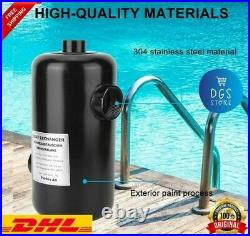 High Quality Swimming Pool Heat Exchanger Stainless Thermostat SPA Water Heater