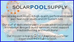 Highest Performing Design Universal Solar Pool Heater Panel (4' X 12' / 1.5)