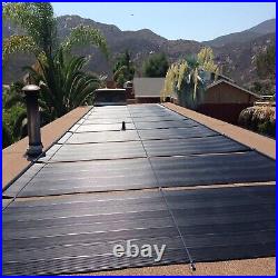Highest Performing Design Universal Solar Pool Heater Panel, 4x12 / 2 Header
