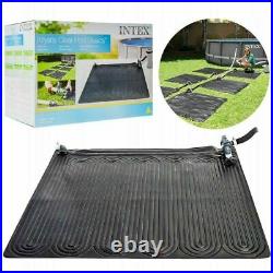 Intex 1000GPH Cartridge Filter Pump & 3x Solar Mats Swimming Pool Heater 120x120