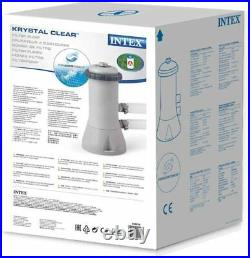 Intex 1000GPH Cartridge Filter Pump & 3x Solar Mats Swimming Pool Heater 120x120
