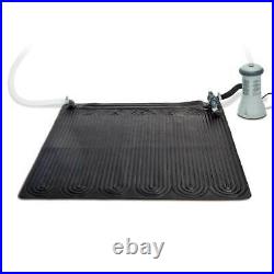 Intex 28685E Above Ground Pool Water Heater Solar Mat, Black (Open Box) (2 Pack)