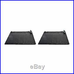 Intex 28685E Above Ground Swimming Pool Water Heater Solar Mat, Black (2 Pack)