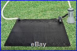 Intex 28685E Above Ground Swimming Pool Water Heater Solar Mat, Black (2 Pack)