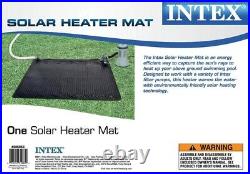 Intex 28685E Above Ground Swimming Pool Water Heater Solar Mat, Black (3 Pack)