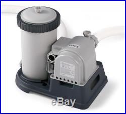 Intex Krystal Clear Cartridge Filter Pump for Above Ground Pools, 2500 GPH Pu