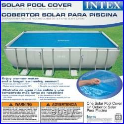 Intex Solar Cover for 18ft X 9ft Rectangular Frame Pools, Measures 17' 8 X