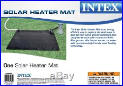 Intex Solar Heater Mat For Above Ground Swimming Pool, 47In X 47In