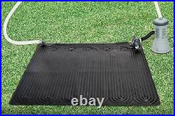 Intex Solar Water Heater Mat for 8,000 Gallon Above Ground Swimming Pool, Black