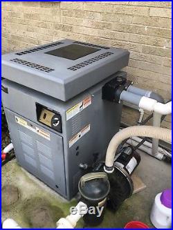 Jandy 250,000 BTU Natural Gas Pool Heater And 1 HP Pentair Challenger Pump