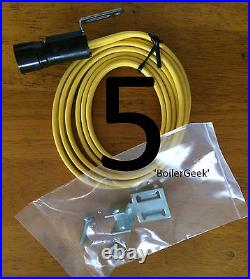 LOT OF 5 Cad Cell Flame Sensor with 60 INCH harness and 2 brackets