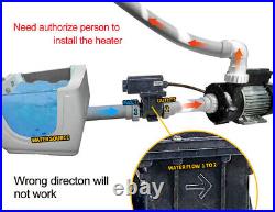 LX H20-Rs1 heater 2kw with adjustable thermostat for bathtub&pool spa tub heater