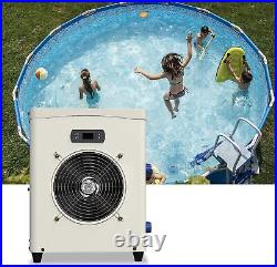 Mini Swimming Pool Heat Pump for Above-Ground Pools Electric Pool Heater 110V