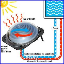 NEW Solar Water Heater Inground & Above Ground Swimming Pool Water Heater Black