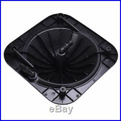 New Black Outdoor Solar Dome Inground &Above Ground Swimming Pool Water Heater