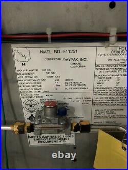 New Raypak Boiler Pool Water Heater H3-0514A (419,430 BTU)