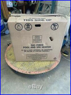 New Ruud Raypak Natural Gas Pool Heater P-D156A-EN-C with tiny scratch