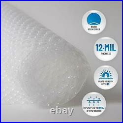 Ns486 24feet Round Solar Blanket For Above Ground Pools 12mil Clear
