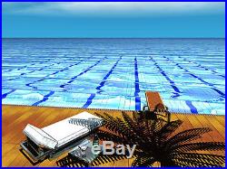 One 4'x12' Solar Pool Heating Panel with Panel Kit 2 Header