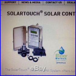PENTAIR SOLARTOUCH POOL CONTROL SYSTEM for POOLS wanting SOLAR HEATING