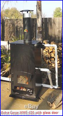 POOL HEATER WOOD BURNING NO ELECTRICITY GAS OR PROPANE