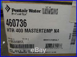 Pentair 460736 MasterTemp EcoFriendly Pool Heater Natural Gas 400,000BTU