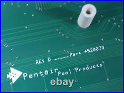 Pentair 520073 IntelliTouch Motherboard 521220 Pool/Spa Control 520165 Ver. 1170