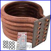 Pentair 77707-0234 Tube Sheet Coil Assembly Replacement Kit Pool and Spa Heater
