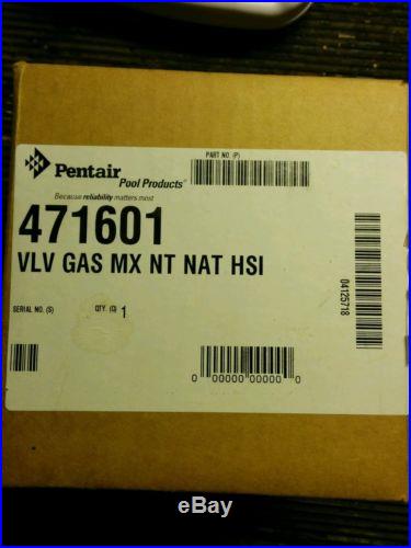Pentair Gas Valve for Purex Minimax NT Natural Gas heater 471601 460760