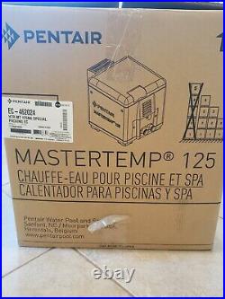 Pentair MasterTemp 125,000 BTU Natural Gas Pool & Spa Heater System, Brand New