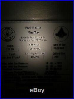 Pentair Minimax Pool Heater