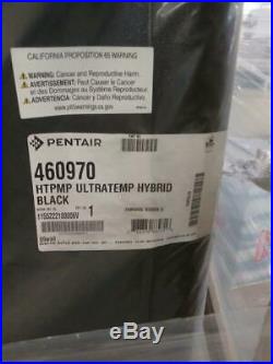 Pentair UltraTemp ETi Hybrid Pool Heater #460970 / Nat Gas and Electric / Black