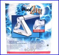 PoolZone Resin Solar Cover Reel for In Ground Pools (552003CYCRSPZN). NEW