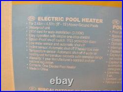 Pool-Heater Electric 3KW for Above Ground pool complete 220V Intex 28684