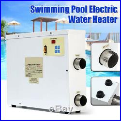 Poolheizung Schwimmbadheizung Wärmetauscher Thermostat Elektrisch Heizung 9KW