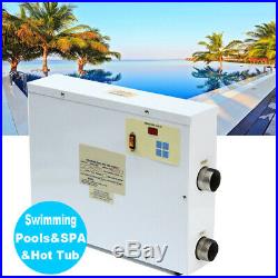 Poolheizung Schwimmbadheizung Wärmetauscher Thermostat Elektrisch Heizung 9KW