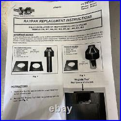 RAYPAK Replacement Drafthood For Pool Heater Models 206,207,266,267,268,336,337