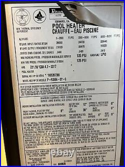 Raypak 266K BTU Propane Pool Heater Used (2019)