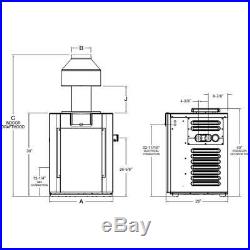 Raypak 336,000 BTU Digital Electronic Ignition Propane Pool Heater
