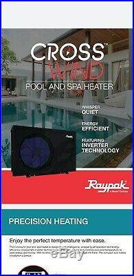 Raypak A Rheem Company Crosswind Pool Spa Heat Pump 65-I 61,000 BTU Heat & Cool
