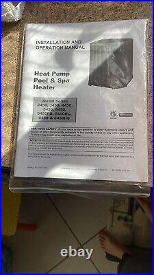 Raypak Heat Pump 8450 Model With Titanium Heat Exchanger, 140k Btu