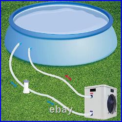SLSY Mini Swimming Pool Heat Pump 4.2KW Electric Pool Heater 2700 Gallons, 110V