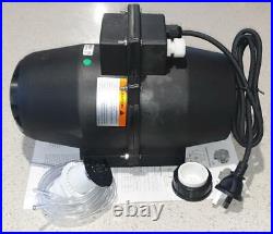 SPA POOL TURBO AIR BLOWER PUMP BUILD IN UV+HEATER+AIR SWITCH, 1000W ON/OFF Push