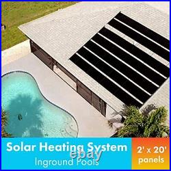 Smart Pool S601 Pool Solar Heaters, Pack of 1 Black