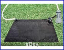 Solar Above Ground Swimming Pool Water Heater Mat Sun Collector Thermal Black