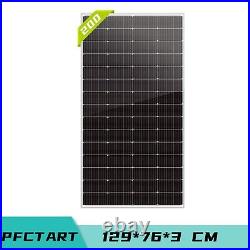 Solar Panel 200 Watt 12 Volt High-Efficiency Mono for Marine Rooftop Farm Single